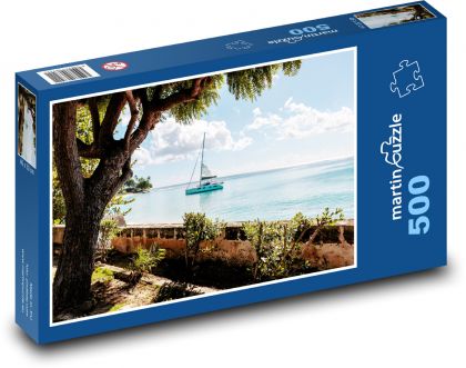 Barbados - plachetnice - Puzzle 500 dílků, rozměr 46x30 cm