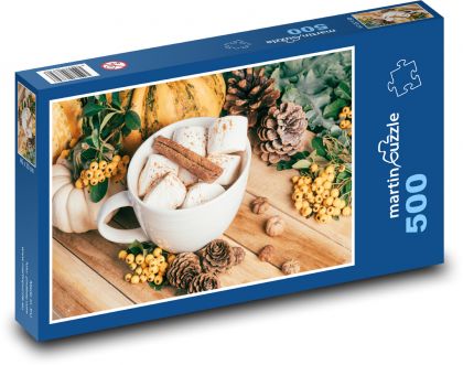Marshmallow - cinnamon - Puzzle of 500 pieces, size 46x30 cm 