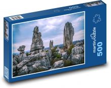 Čína - kamenný les Puzzle 500 - 46x30 cm