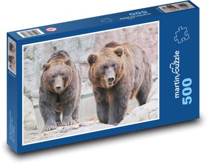 Animals - bears - Puzzle of 500 pieces, size 46x30 cm 