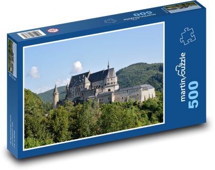 Luxembursko - Vianden - Puzzle 500 dielikov, rozmer 46x30 cm 