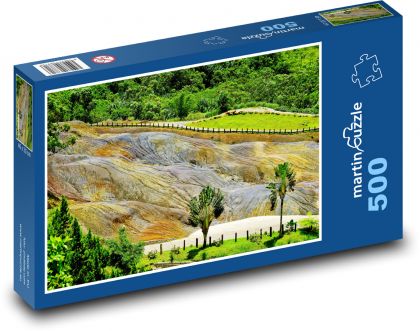Mauritius - nature - Puzzle of 500 pieces, size 46x30 cm 