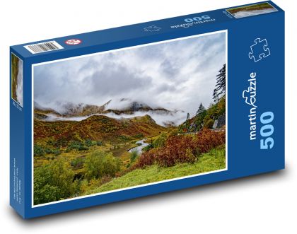 Berge, Täler, Wolken - Puzzle - 500 Teile