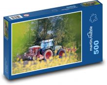 Traktor - zemědělský stroj Puzzle 500 - 46x30 cm