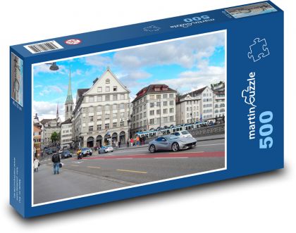 Curich - Švajčiarsko - Puzzle 500 dielikov, rozmer 46x30 cm 