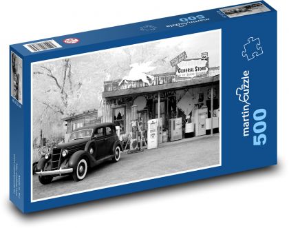 Staré auto - Puzzle 500 dielikov, rozmer 46x30 cm 