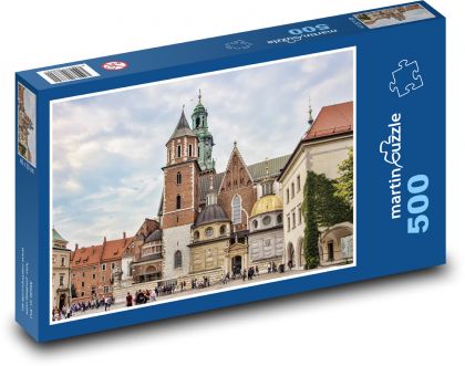 Wawel - Krakov, Poľsko - Puzzle 500 dielikov, rozmer 46x30 cm 