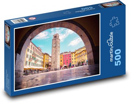 City - Square, Italy - Puzzle of 500 pieces, size 46x30 cm 