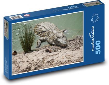 Krokodíl. - Puzzle 500 dielikov, rozmer 46x30 cm 
