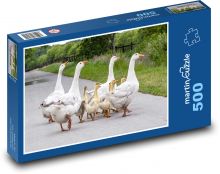 Husy na cestě Puzzle 500 - 46x30 cm