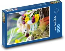Veľkonočný zajačik Puzzle 500 dielikov - 46 x 30 cm
