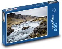 Wodospad na rzece Puzzle 500 elementów - 46x30 cm