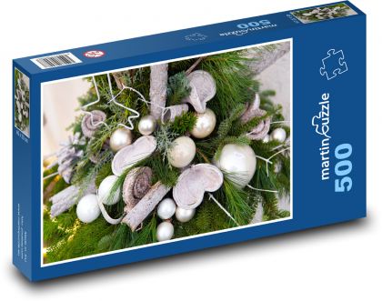 Igły i ozdoby - Puzzle 500 elementów, rozmiar 46x30 cm