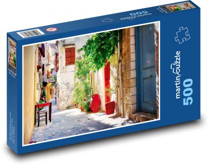 Eine Seitengasse auf Kreta - Puzzle - 500 Teile