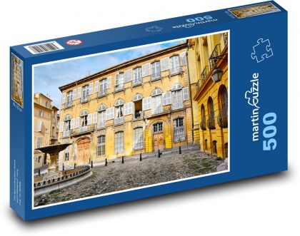 Place d´Albertas - Aix en Provence - Francja - Puzzle 500 elementów, rozmiar 46x30 cm