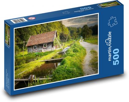 Rybolov - farma - Puzzle 500 dielikov, rozmer 46x30 cm 