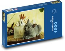 Cat Puzzle 1000 Teile - 60 x 46 cm