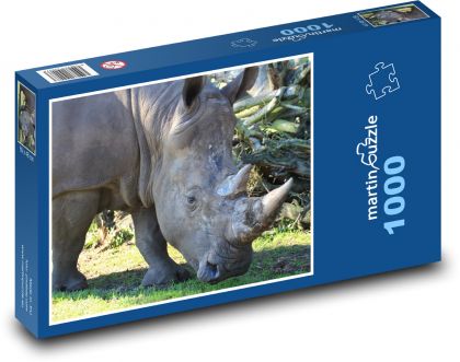 Nosorožec v přírodě - puzzle 1000 dílků