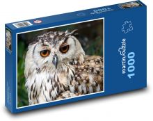 Eule, Große Adlereule in freier Wildbahn Puzzle 1000 Teile - 60 x 46 cm