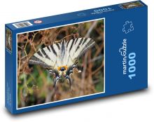 Reamer with white and black stripes, butterfly Puzzle 1000 pieces - 60 x 46 cm 