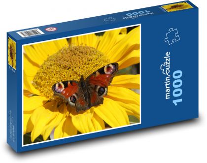 Motýl - Puzzle 1000 dílků, rozměr 60x46 cm