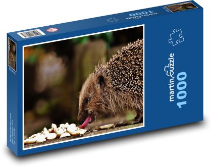Igel beim Mittagessen - Puzzle - 1000 Teile