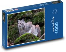 Lurking lynx Puzzle 1000 pieces - 60 x 46 cm 