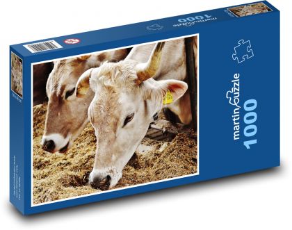 Cows - Puzzle 1000 pieces, size 60x46 cm 