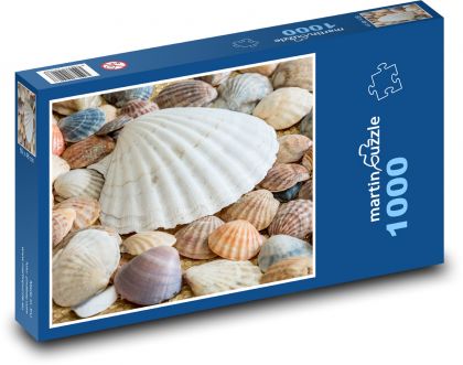 Mořské mušle - Puzzle 1000 dílků, rozměr 60x46 cm