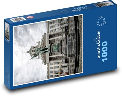 Socha kráľa Alberta I., Brusel - Puzzle 1000 dielikov, rozmer 60x46 cm