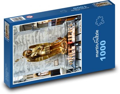 Socha archanjela Michala, Brusel - Puzzle 1000 dielikov, rozmer 60x46 cm