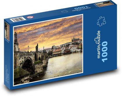 Praha - Puzzle 1000 dílků, rozměr 60x46 cm