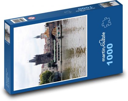 Praha - Karlův most - Puzzle 1000 dílků, rozměr 60x46 cm