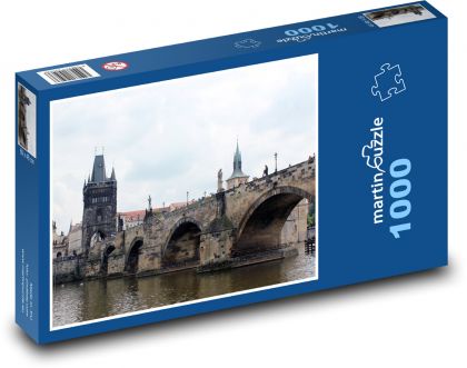 Karlův most a Pražský hrad - puzzle 1000 dílků