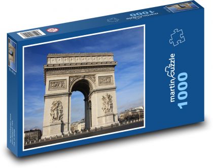 Paříž - Puzzle 1000 dílků, rozměr 60x46 cm