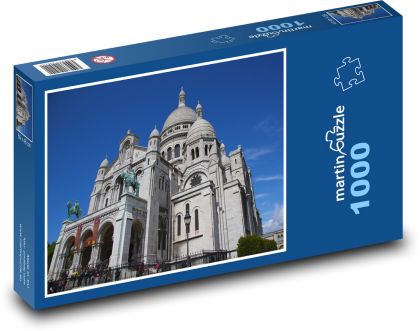 Paříž, Chrám Sacré-Coeur - puzzle 1000 dílků