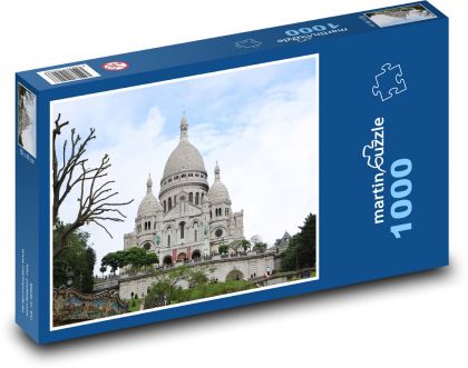 Chrám Sacré-Coeur, - Puzzle 1000 dielikov, rozmer 60x46 cm
