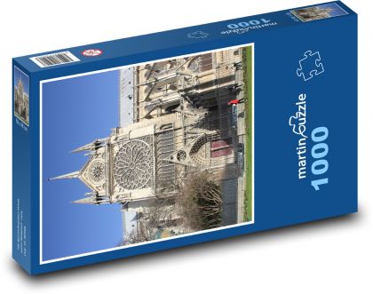 Paříž - Puzzle 1000 dílků, rozměr 60x46 cm