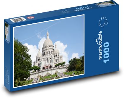 Paříž - Monument - Puzzle 1000 dílků, rozměr 60x46 cm