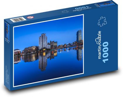 Dublin, metropolis on the River Liffey - Puzzle 1000 pieces, size 60x46 cm 