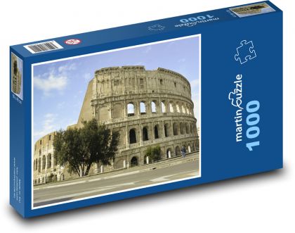 Řím - colosseum - Puzzle 1000 dílků, rozměr 60x46 cm