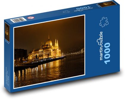 übernachtung in Budapest an der Donau - Puzzle - 1000 Teile