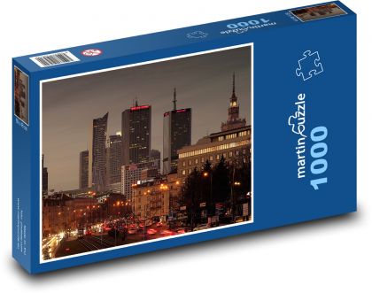 Varšava - Puzzle 1000 dílků, rozměr 60x46 cm