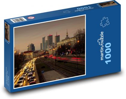 Warszawa - Puzzle 1000 elementów, rozmiar 60x46 cm