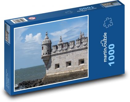 Lisabon - Belémská věž - Puzzle 1000 dílků, rozměr 60x46 cm