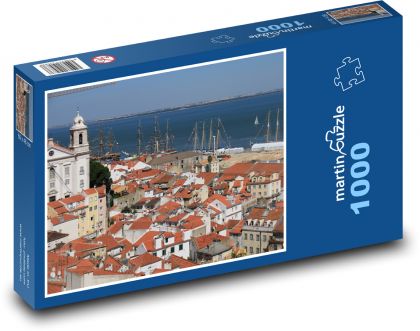 Lisabon - Puzzle 1000 dílků, rozměr 60x46 cm