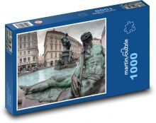 Fountain statues in Vienna Puzzle 1000 pieces - 60 x 46 cm 