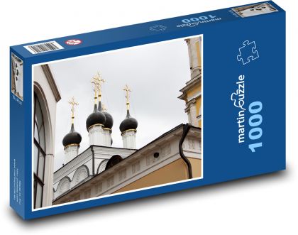 Moskva - kostel - Puzzle 1000 dílků, rozměr 60x46 cm
