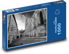 Historyczna aleja Bańska Szczawnica Puzzle 1000 elementów - 60x46 cm