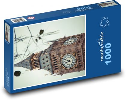 Londýn - Big Ben - Puzzle 1000 dílků, rozměr 60x46 cm